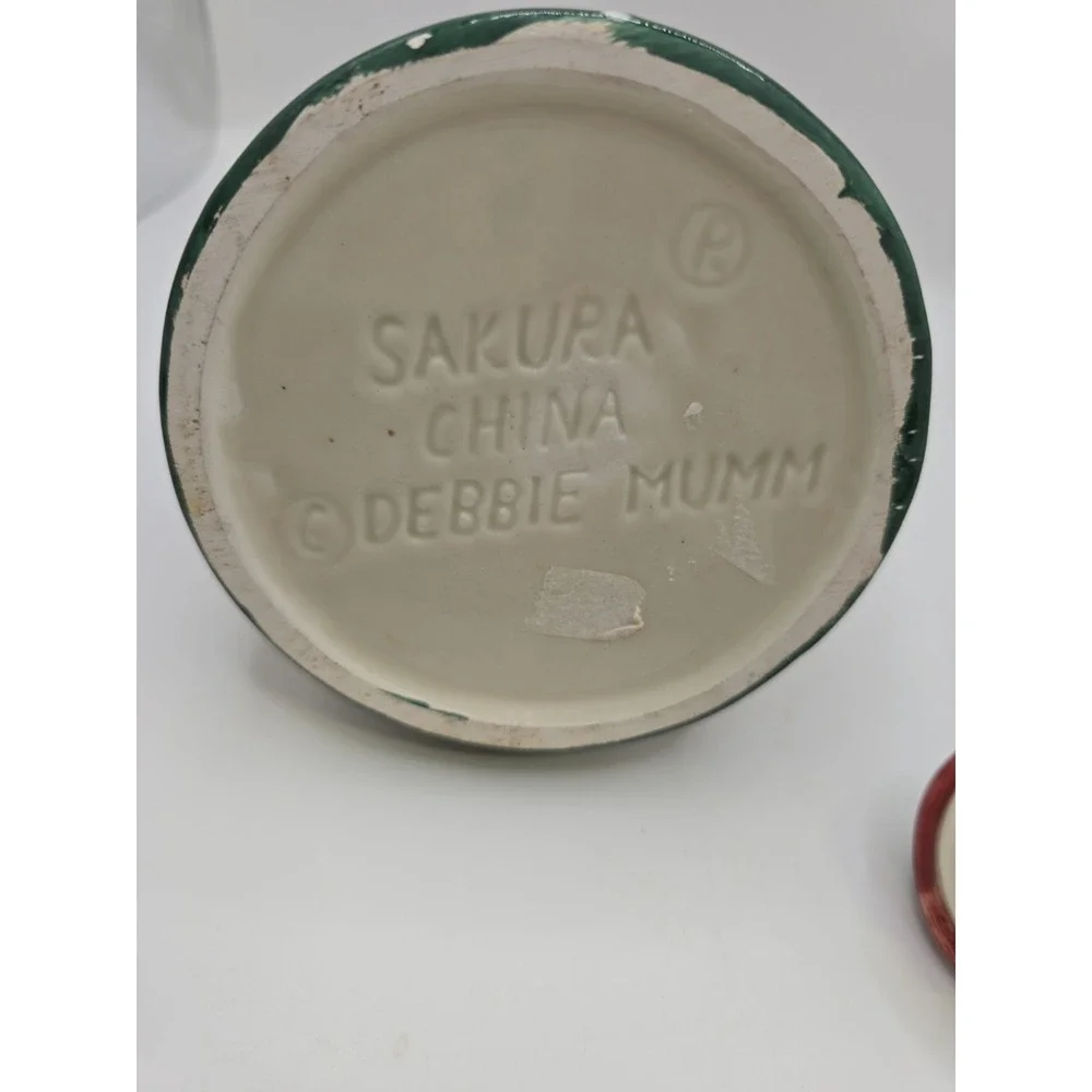 Sakura Debbie Mumm Gingerbread And Peppermint Mini Teapot 6